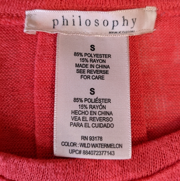 Philosophy Tunic 3/4 length Sleeve - Picture 5 of 6